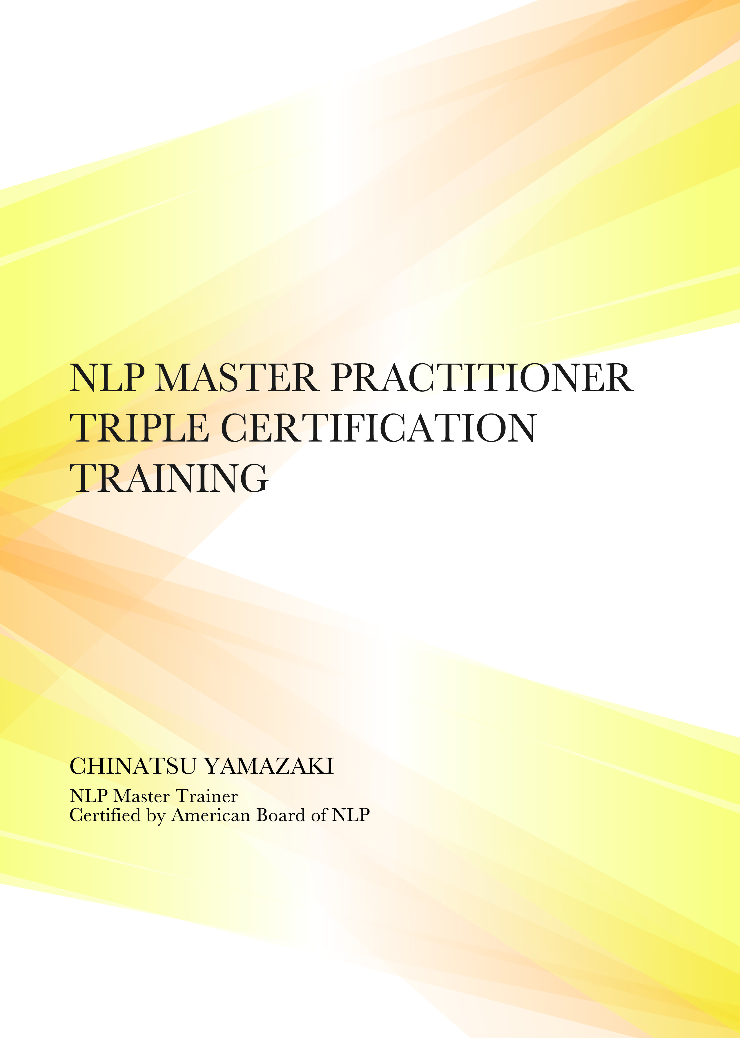 NLP Master Practitioner Certification Training